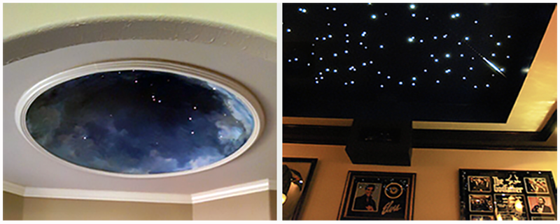 Fiber Optic Lighted Ceiling Dome